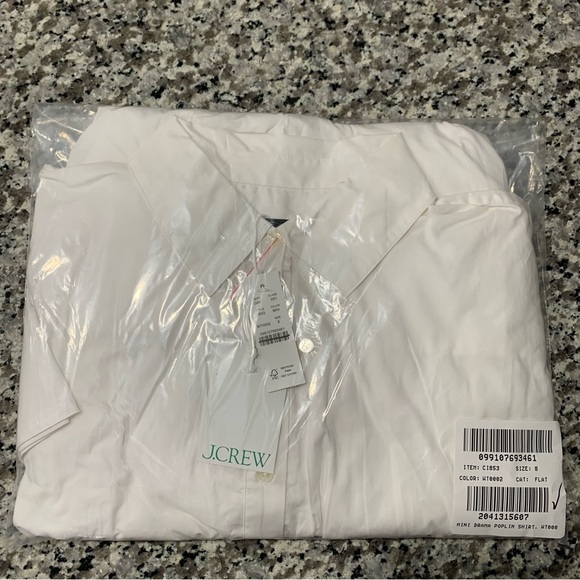 J Crew Dress 8 Elena White - Picture 5 of 8